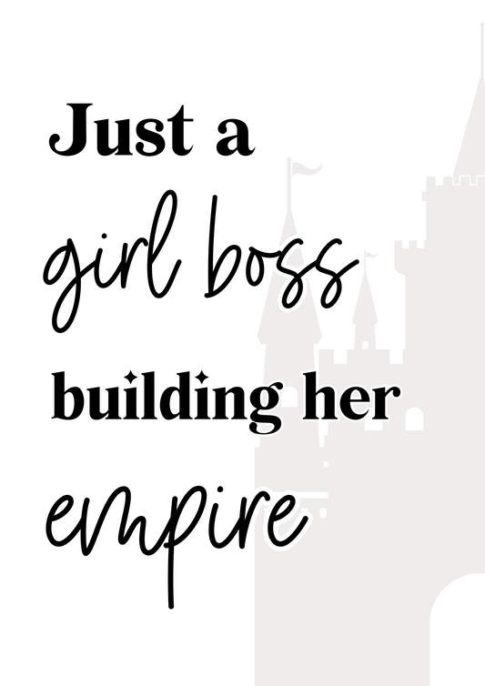 Positive Quote print | Female Empowerment wall print | Positive Bedroom print
